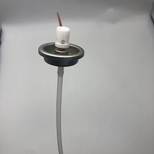 Carburetor cleaner can nozzle mechanism assembly